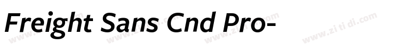 Freight Sans Cnd Pro字体转换